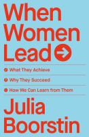 Book Cover:When Women Lead Book Cover