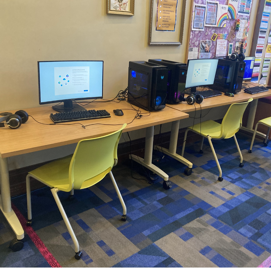 3 Gaming PCs in Teen Space